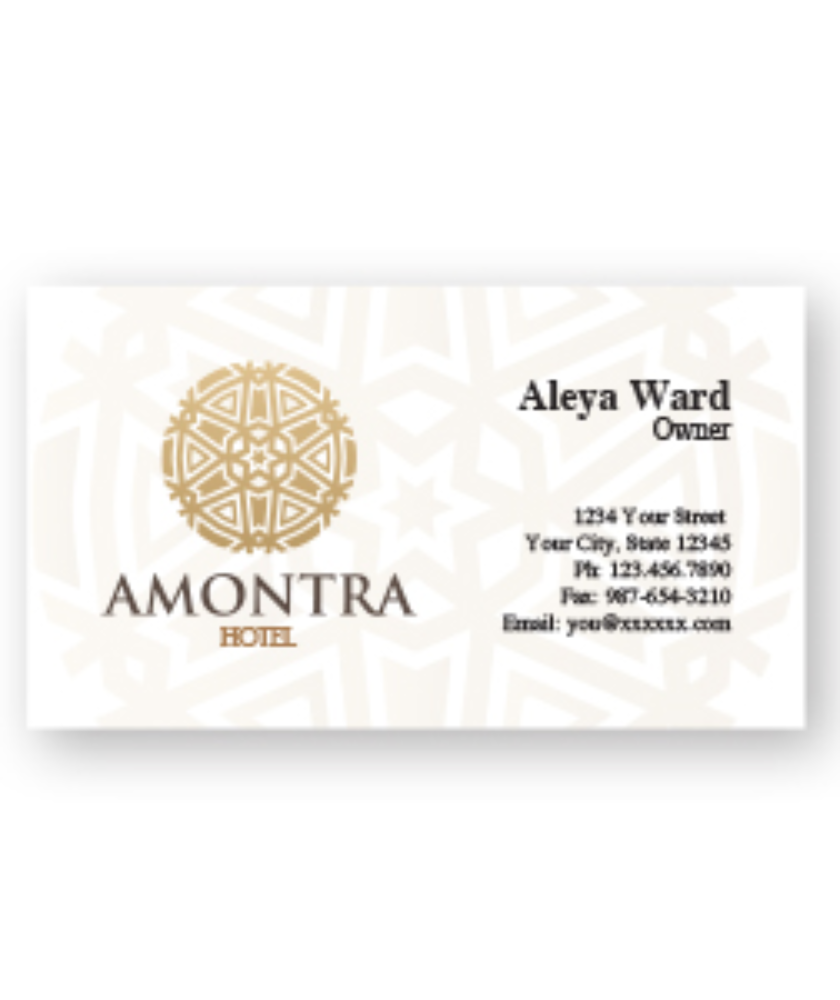 Business Card Magnets used by hotel and hospitality teams