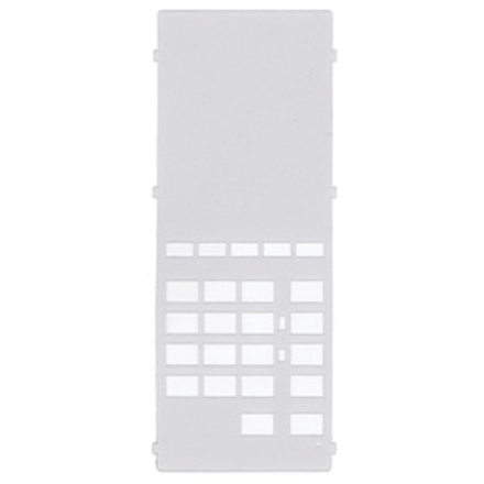 Clear Plastic Overlay used by hotel and hospitality teams