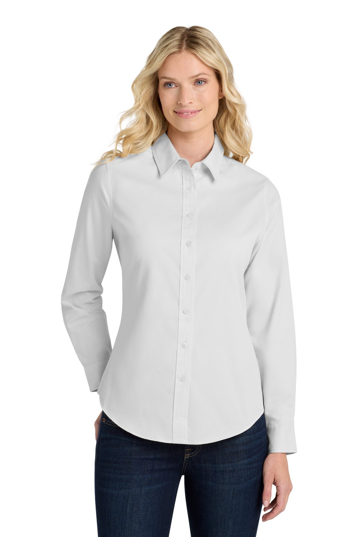 Ladies' Easy Care Oxford - Long Sleeve