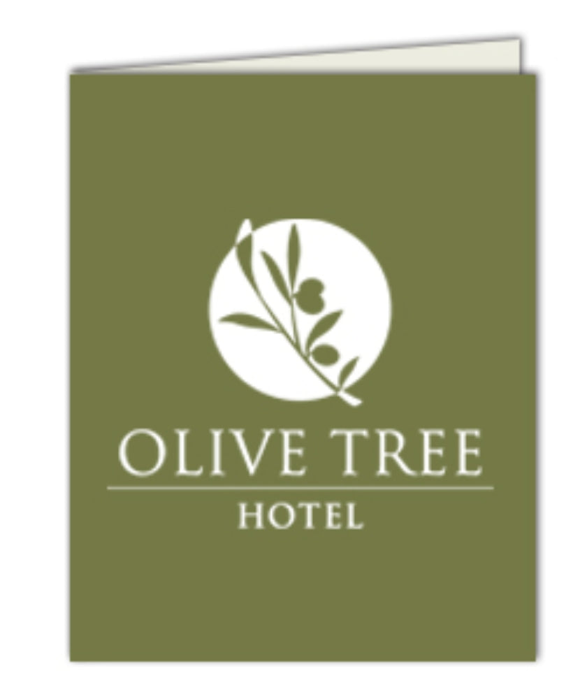 Presentation Folders - 1 Color used by hotel and hospitality teams