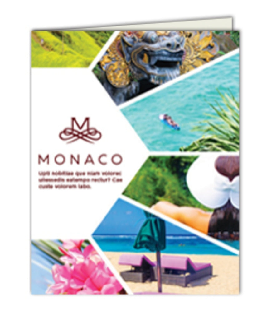 Presentation Folders Full Color - Personalized used by hotel and hospitality teams