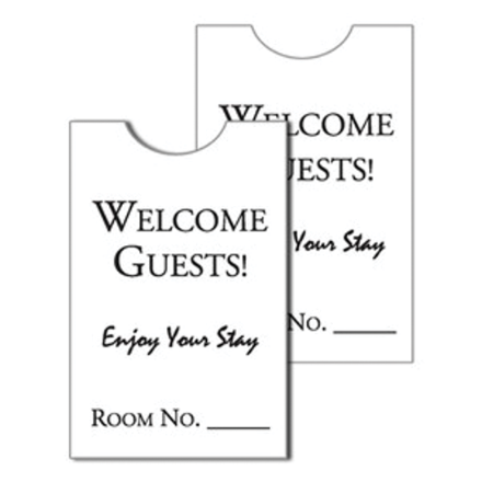 Key Card Envelopes (Generic) used by hotel and hospitality teams