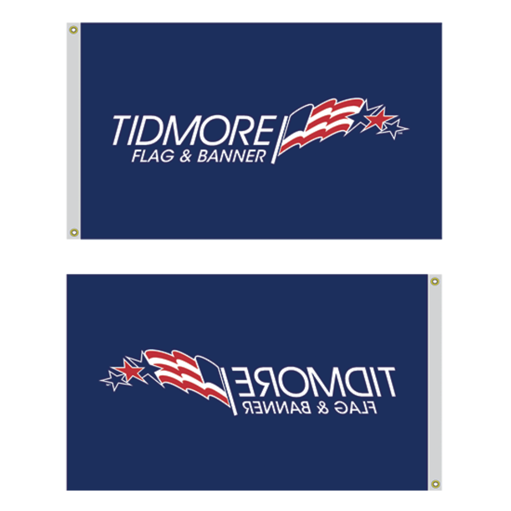 Custom Single Reverse Flag | Full-Color Digital Print | 200 Denier ...