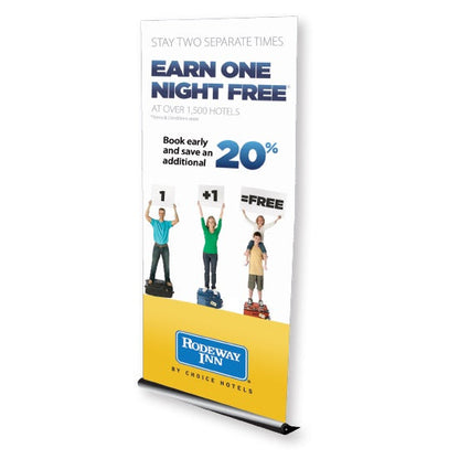 Retractable Banner Stand – Full-Color Print on 13oz Heavyweight Vinyl