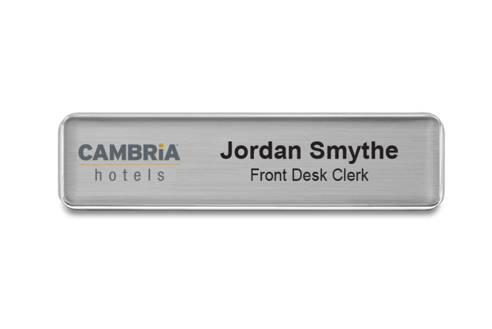 Cambria 10 Unit Imprint Plus Name Tag Starter Kit