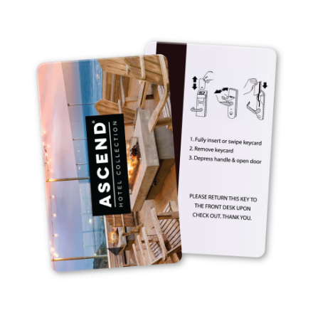 Magnetic Key Card used by hotel and hospitality teams