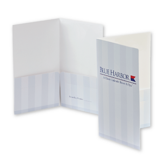Key Card Holder - 3.5"w x 6"h used by hotel and hospitality teams