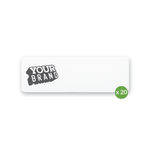 Hotel staff name tag or badge accessory for hospitality employees