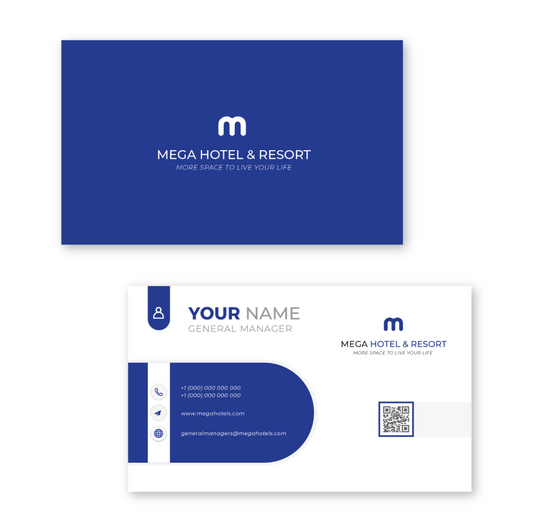 Business Card - Custom used by hotel and hospitality teams