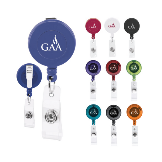Hotel staff name tag or badge accessory for hospitality employees