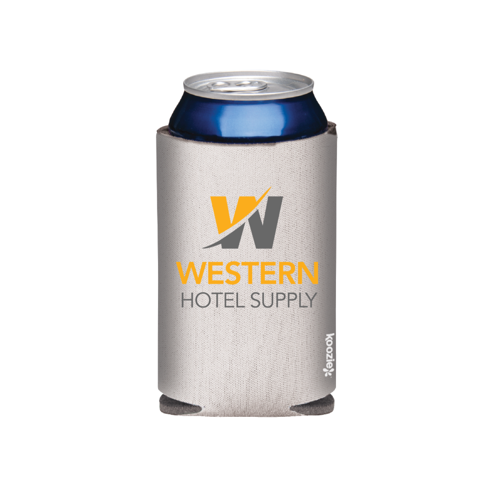 Full Color Can Cooler used by hotel and hospitality teams