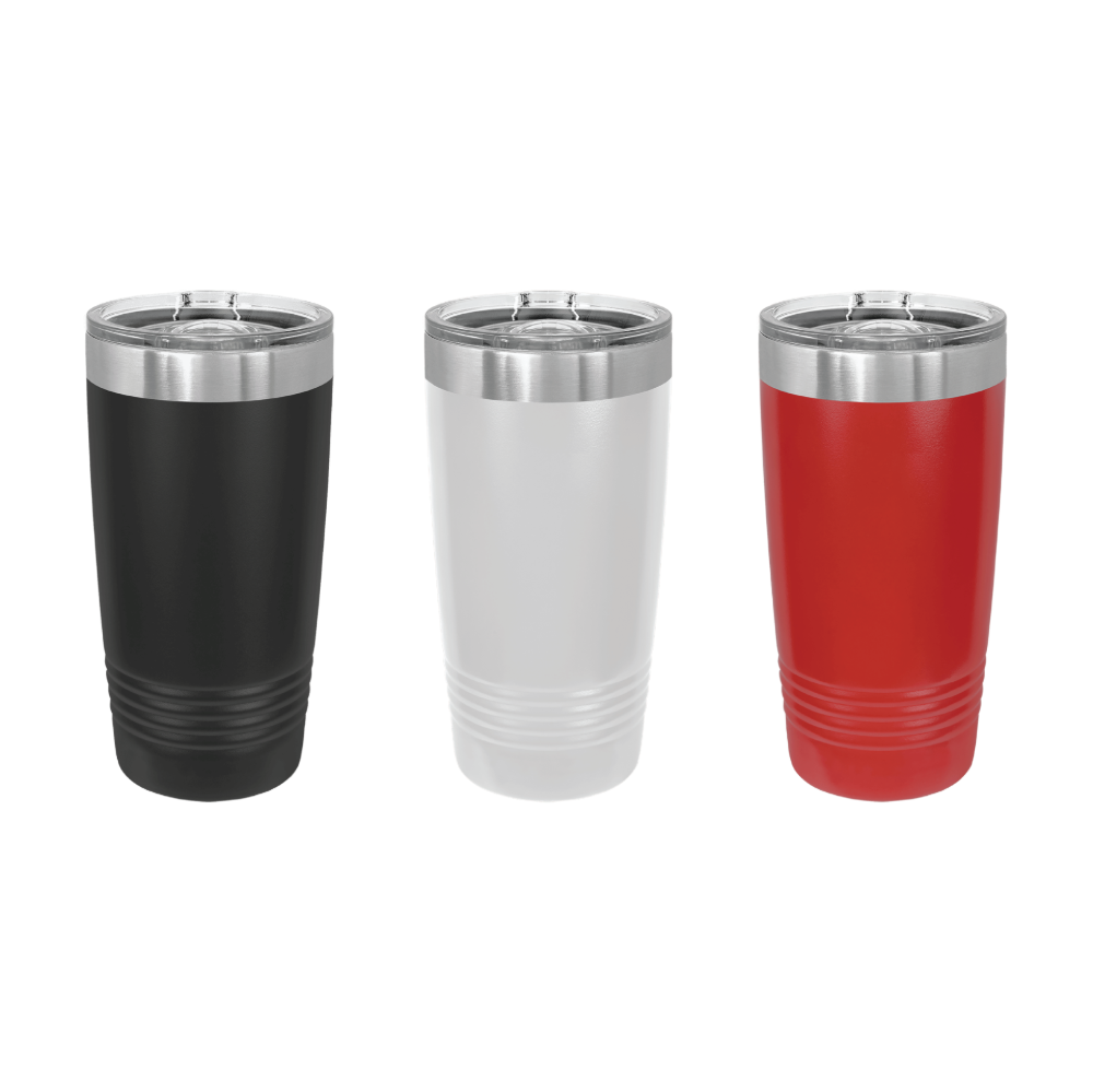 Personalized 20 oz Double Wall Tumber used by hotel and hospitality teams
