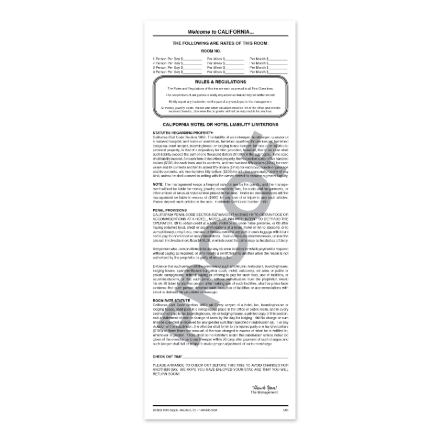 Days Inn Law/Rate Card