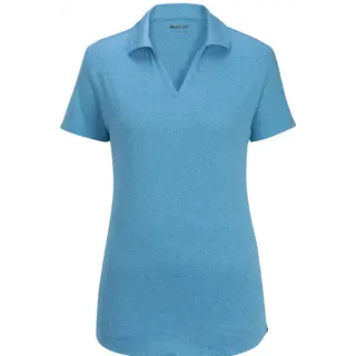 Point Grey Ladies' Polo - Marina Blue Heather