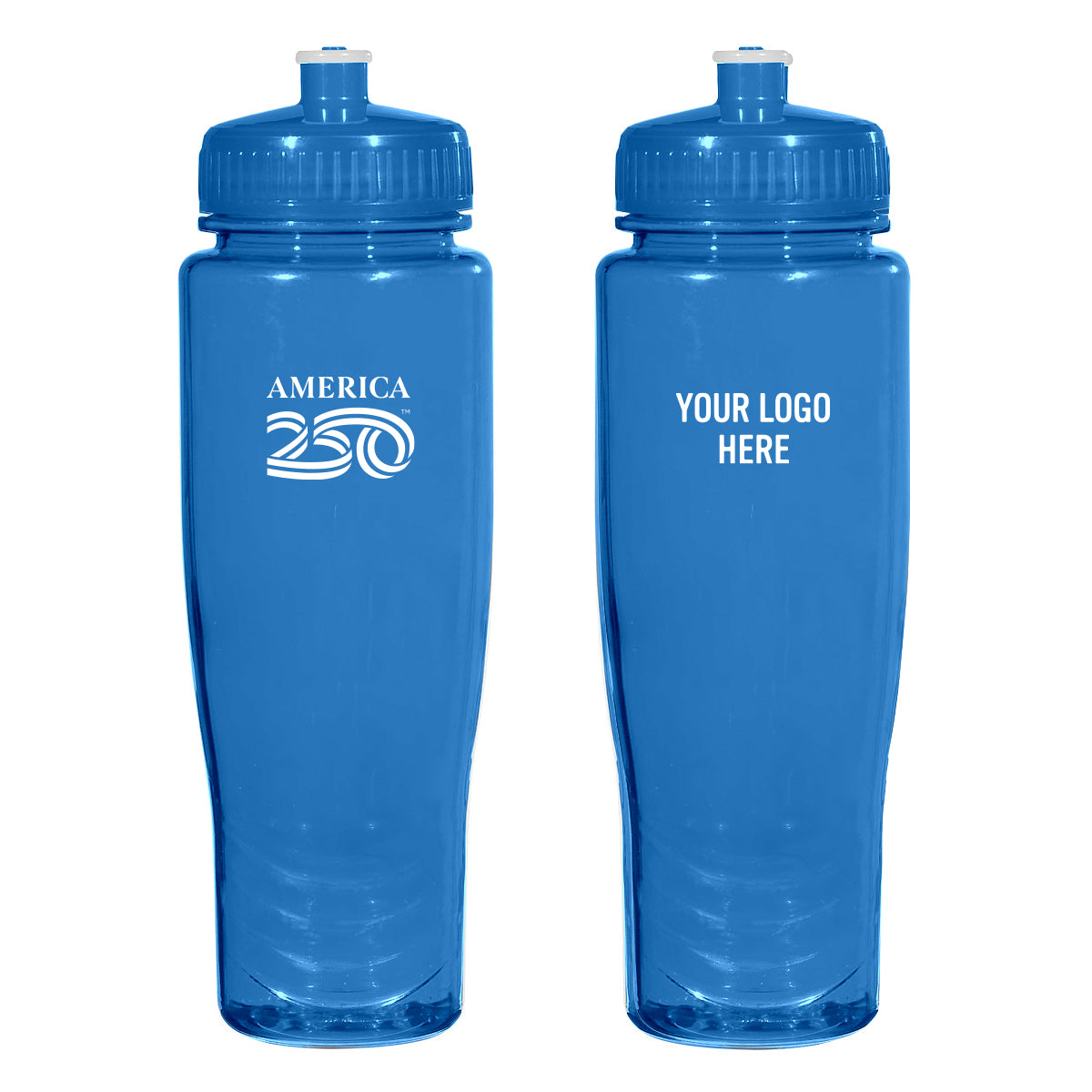 America 250™ 28 Oz. Poly-Clean™ Plastic Bottle