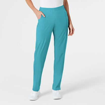 Ladies' Flat Front Double Cargo Pant - Performance 4-way Stretch