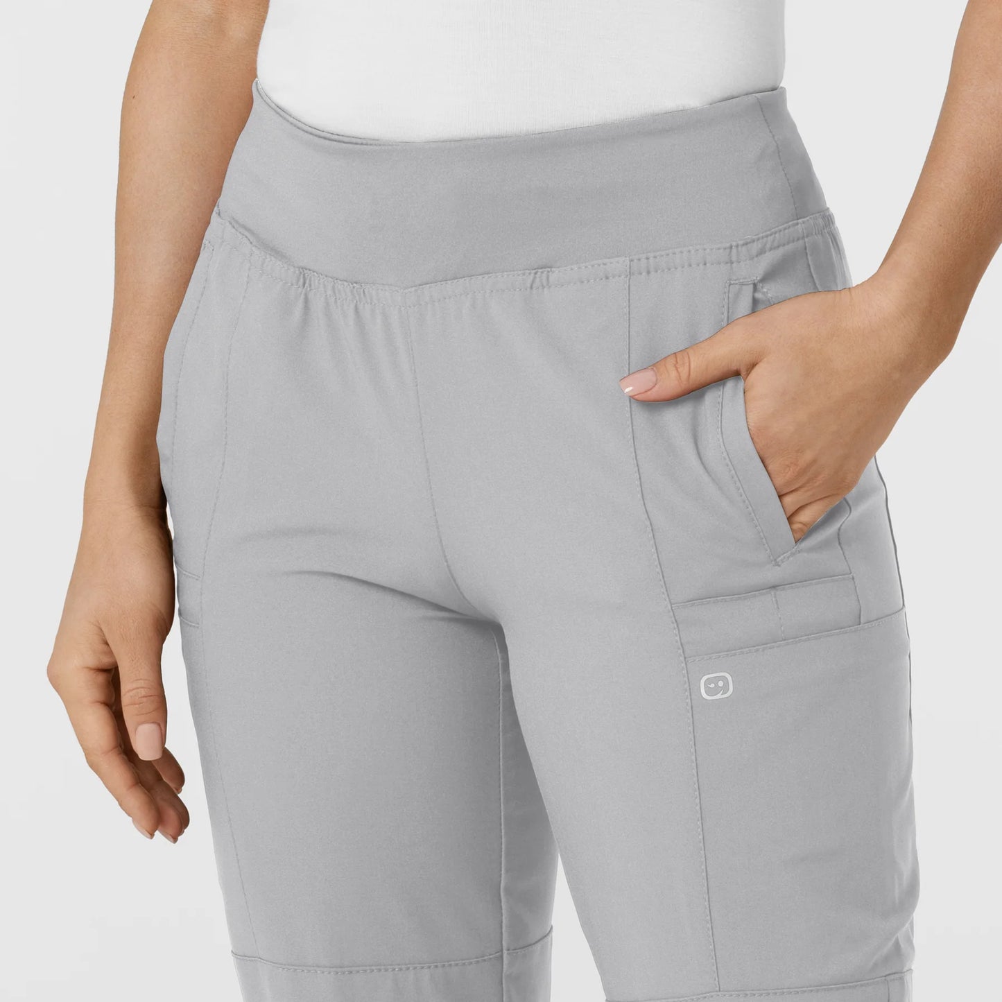 Ladies' Comfort Waist Cargo Jogger Pant - Performance 4-way Stretch