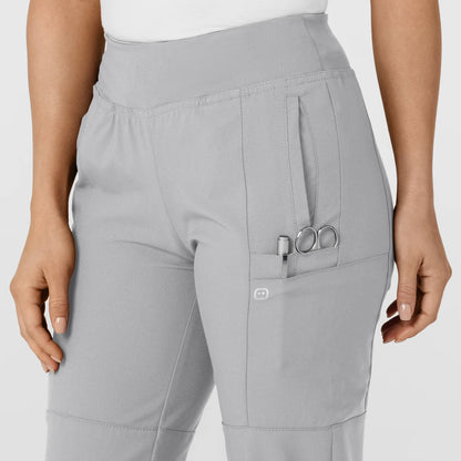 Ladies' Comfort Waist Cargo Jogger Pant - Performance 4-way Stretch