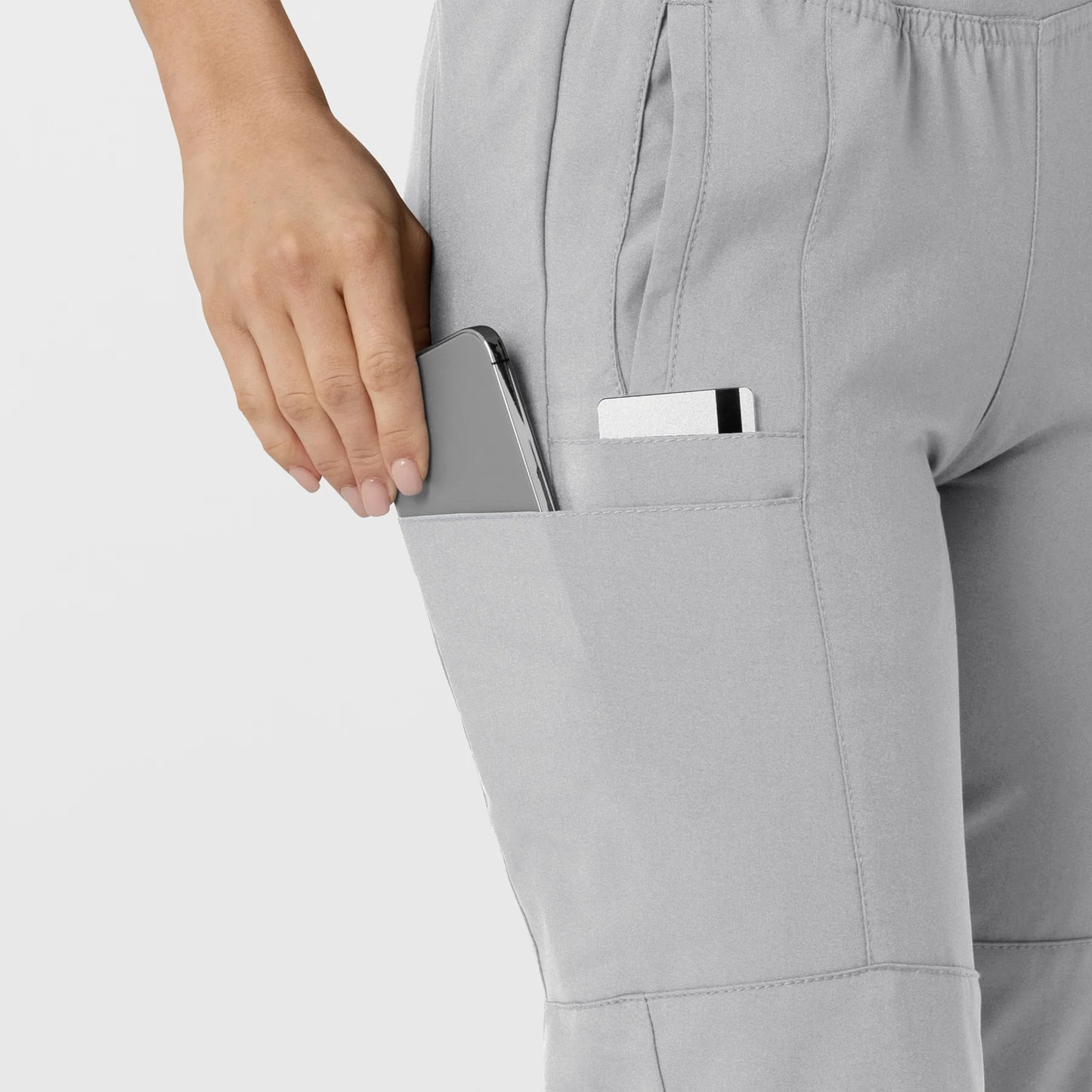 Ladies' Comfort Waist Cargo Jogger Pant - Performance 4-way Stretch