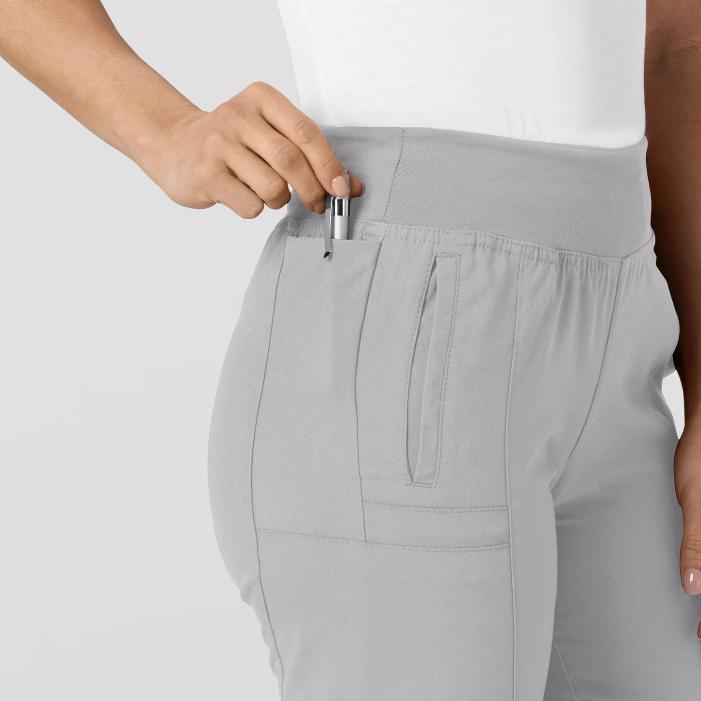 Ladies' Comfort Waist Cargo Jogger Pant - Performance 4-way Stretch