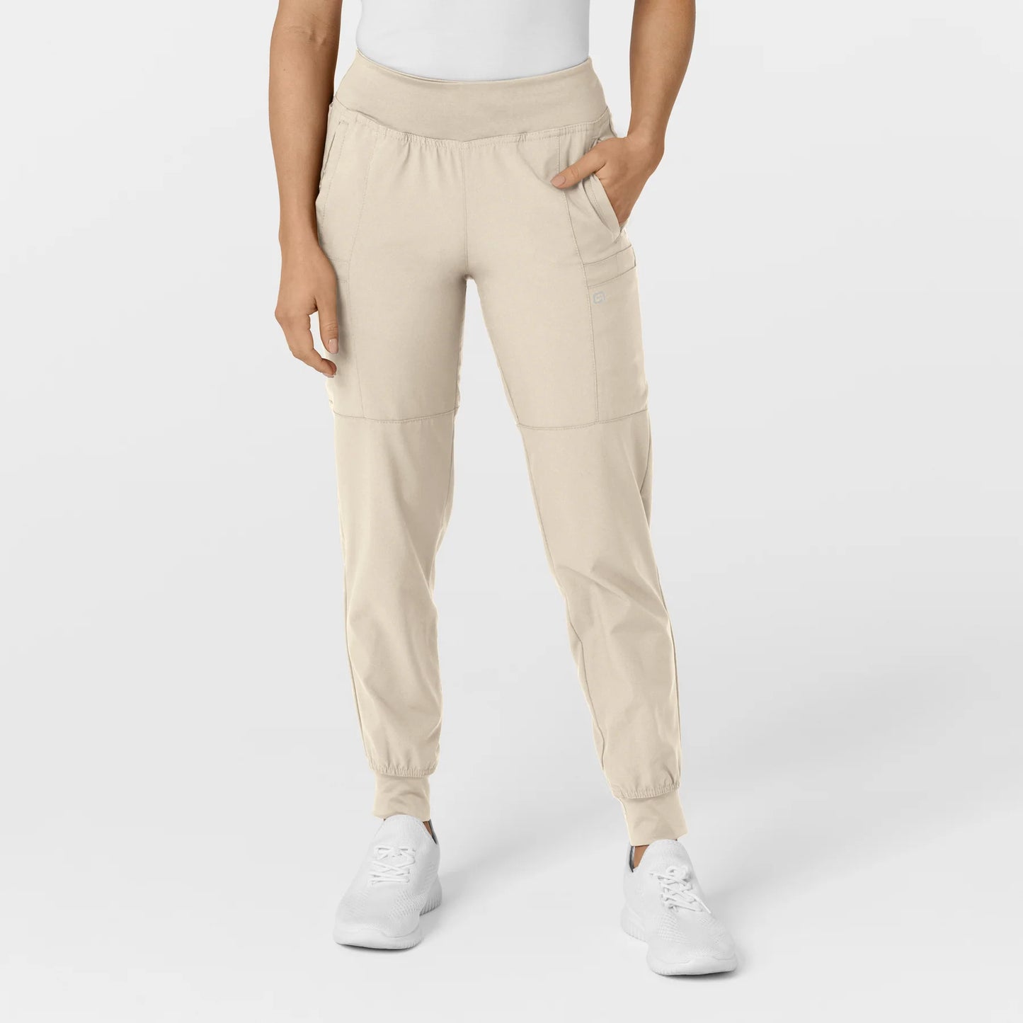 Ladies' Comfort Waist Cargo Jogger Pant - Performance 4-way Stretch