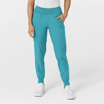 Ladies' Comfort Waist Cargo Jogger Pant - Performance 4-way Stretch