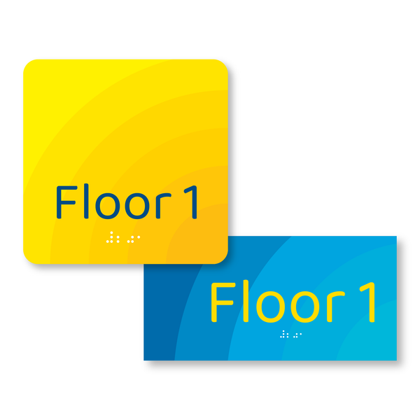 Days Inn Floor Number Sign