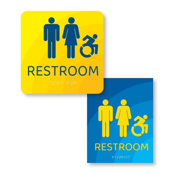 Days Inn Unisex ADA Restroom Sign