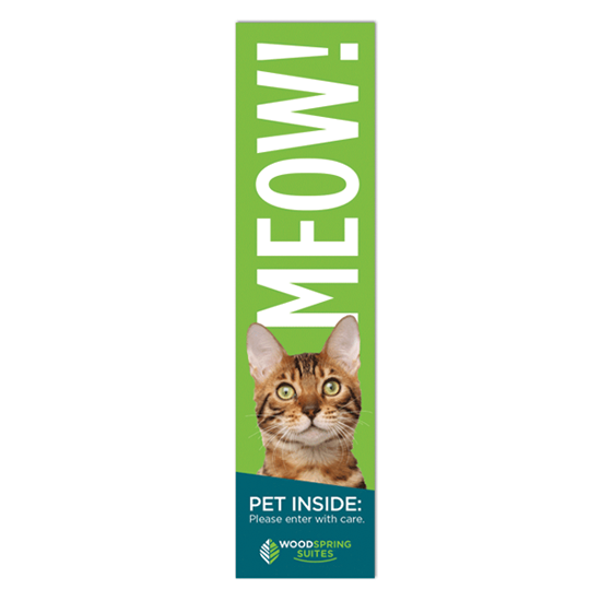 WoodSpring Suites Pet In Room Magnet (Cat)