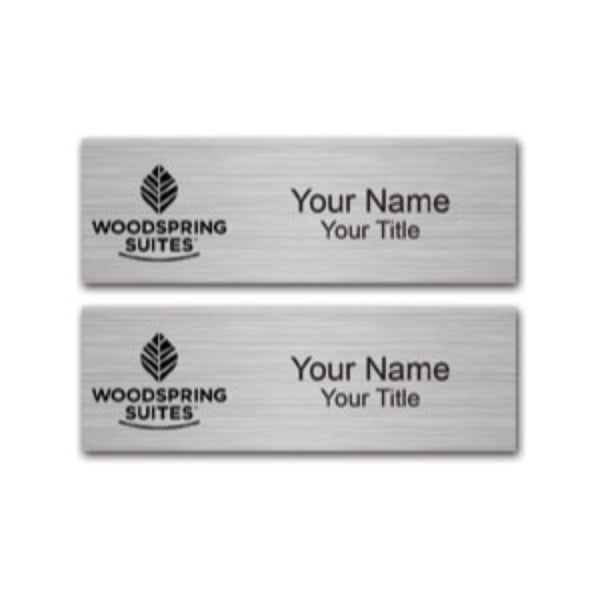 WoodSpring Suites Personalized Name Badge
