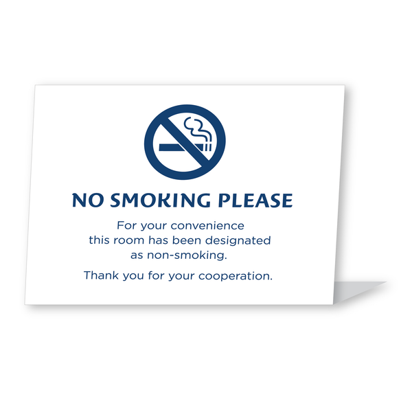 Quality Inn No Smoking Easel