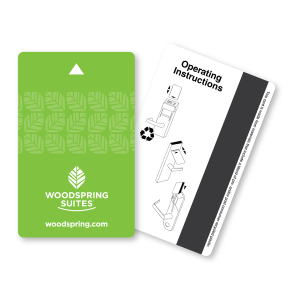 WoodSpring Suites Woodspring Suites Magnetic Key Card