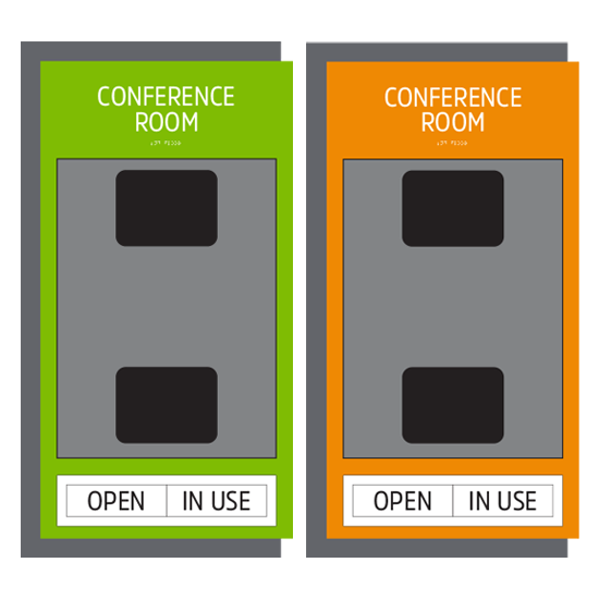 La Quinta 2 Line Room Sign w/Window & Sliding Panel