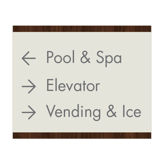 Quality Inn Directional (3 Lines)