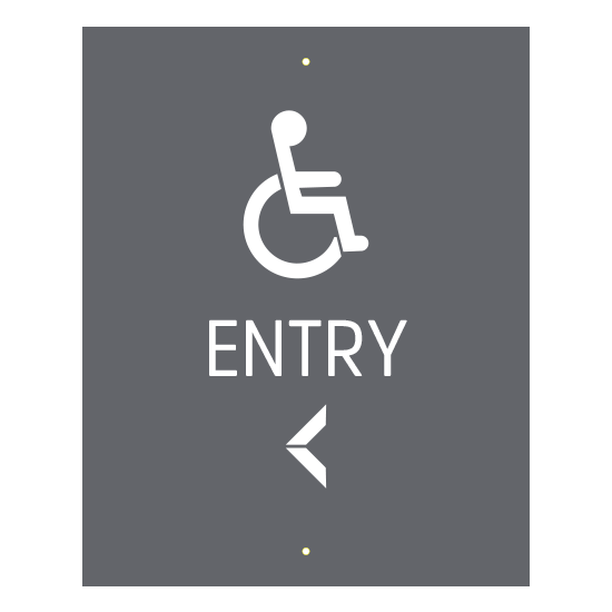 La Quinta Accessible Entrance Sign