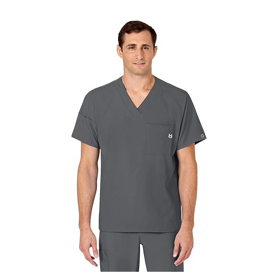 Men's V-Neck Top - Performance - 4-way Stretch