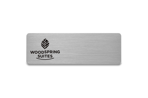 WoodSpring Suites 20 Reusable Plates - Black