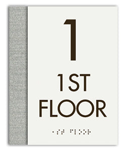 Rodeway Inn Floor Number Sign