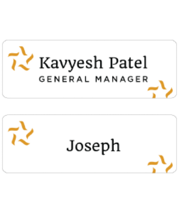 Quality Inn Personalized Name Badge