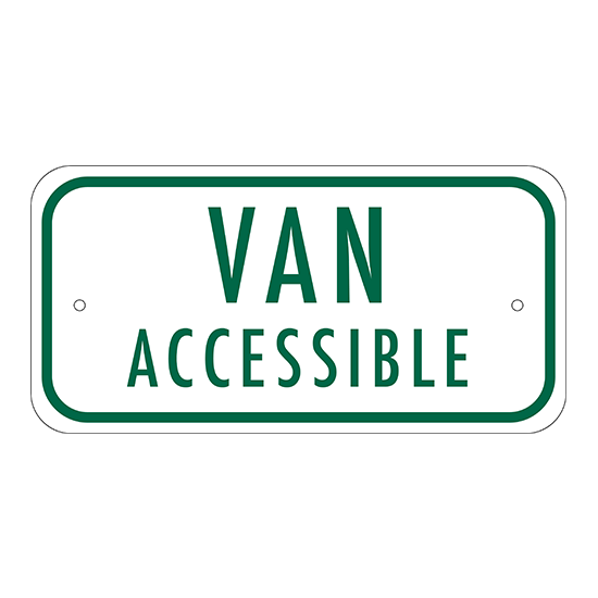 Quality Inn Federal Van Accessible Sign