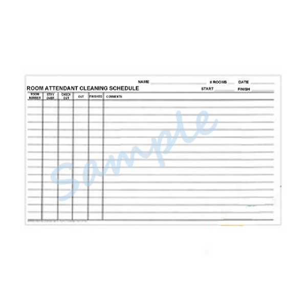 Rodeway Inn Housekeeping Maid Sheets
