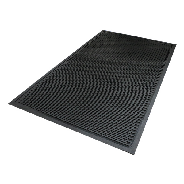 Best Western Plus SuperScrape Outdoor Rubber Mat (Solid Black)
