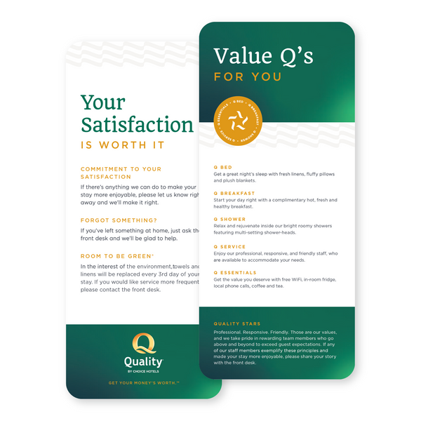 Quality Inn Quality Inn All in One Experience Cards