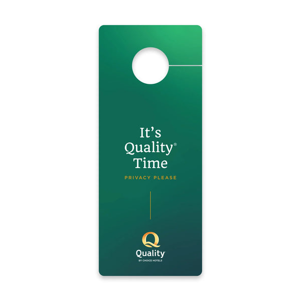 Quality Inn Quality Inn Do Not Disturb Hanger