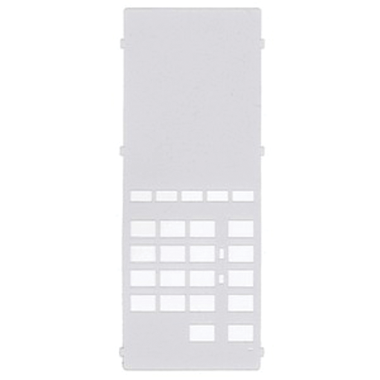 Quality Inn Clear Plastic Overlays for Paper Faceplates