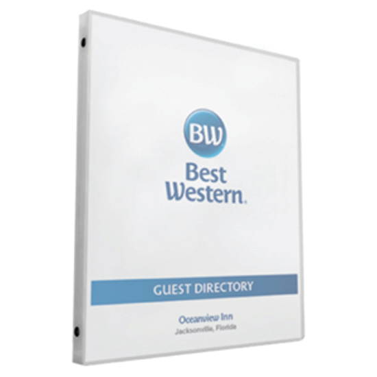 Best Western Plus Best Western "We Care Clean" Guest Directory QR Code Acrylic Tent