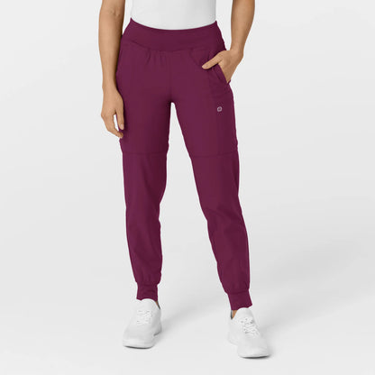 Ladies' Comfort Waist Cargo Jogger Pant - Performance 4-way Stretch