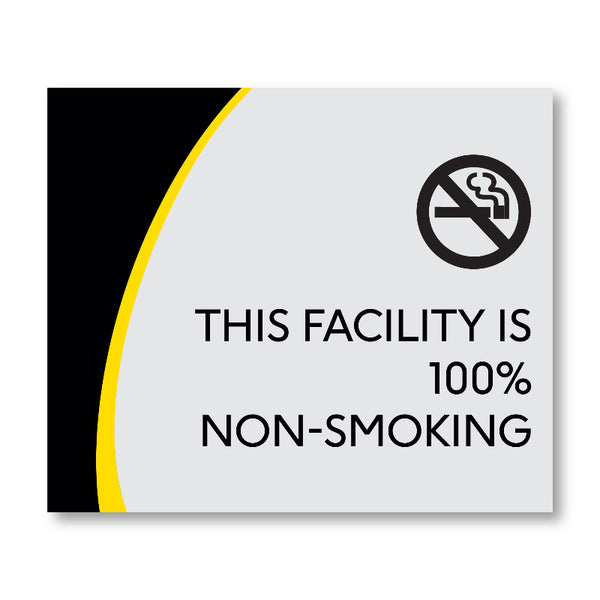 Super 8 100% Smoke Free Facility Sign