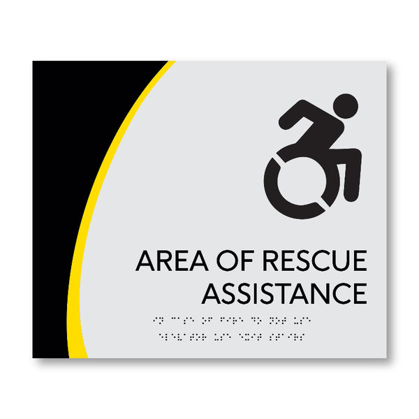 Super 8 Area of Refuge Sign
