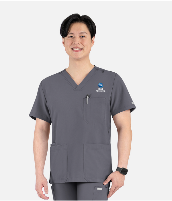 House Keeping Top in with embroidered logo